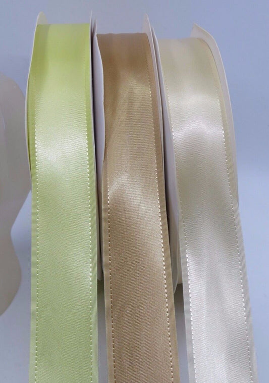 Cream Satin Ribbons